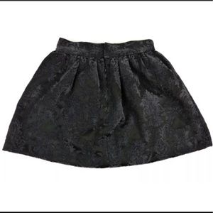 BB Dakota • Black Burnt Velvet Skirt